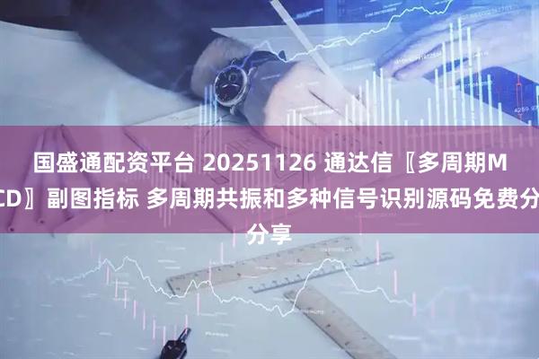 国盛通配资平台 20251126 通达信〖多周期MACD〗副图指标 多周期共振和多种信号识别源码免费分享