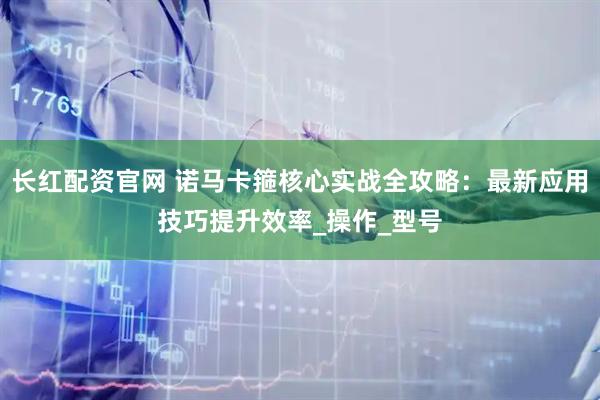 长红配资官网 诺马卡箍核心实战全攻略：最新应用技巧提升效率_操作_型号