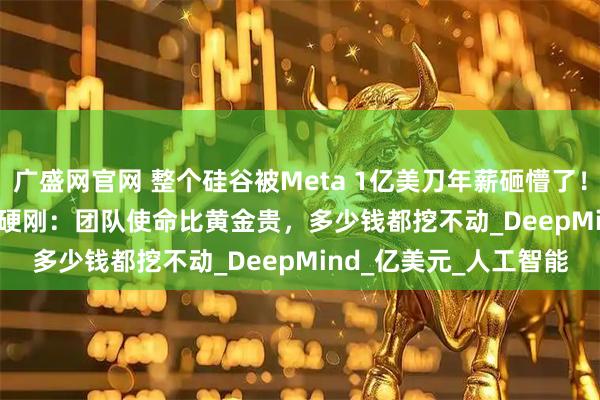 广盛网官网 整个硅谷被Meta 1亿美刀年薪砸懵了！Anthropic 联创正面硬刚：团队使命比黄金贵，多少钱都挖不动_DeepMind_亿美元_人工智能